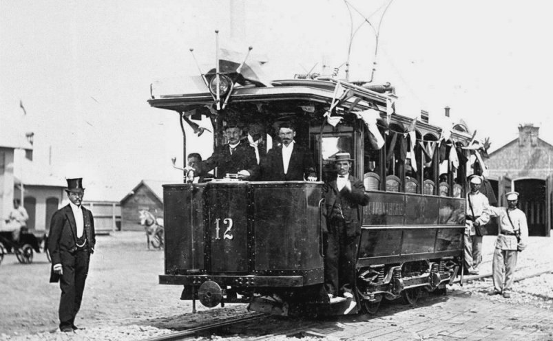 6 апреля 1899 года в Москве пущен первый электрический трамвай